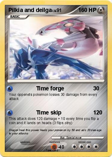 Pokemon Pilkia and deilga