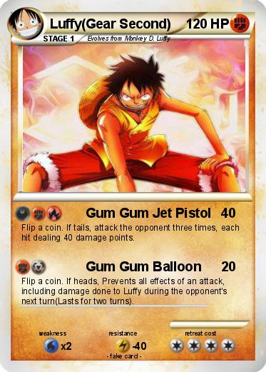 Pokemon Luffy(Gear Second)