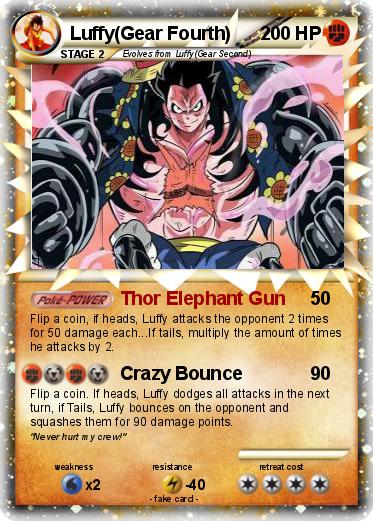 Pokemon Luffy(Gear Fourth)