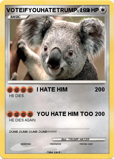 Pokemon VOTEIFYOUHATETRUMP