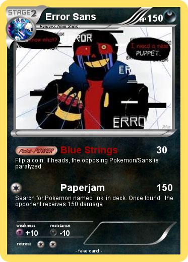 Pokemon Error Sans
