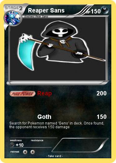 Pokemon Reaper Sans