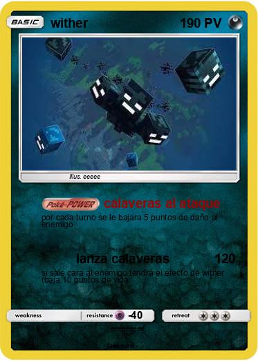 Pokemon wither