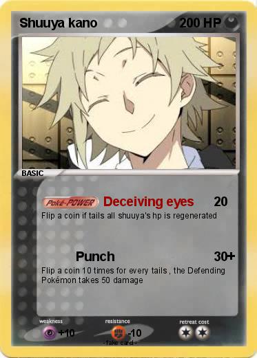 Pokemon Shuuya kano