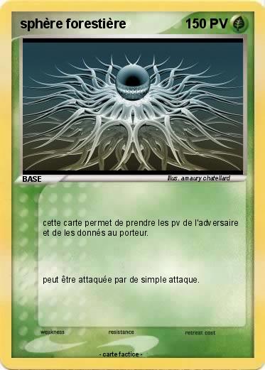 Pokemon sphère forestière