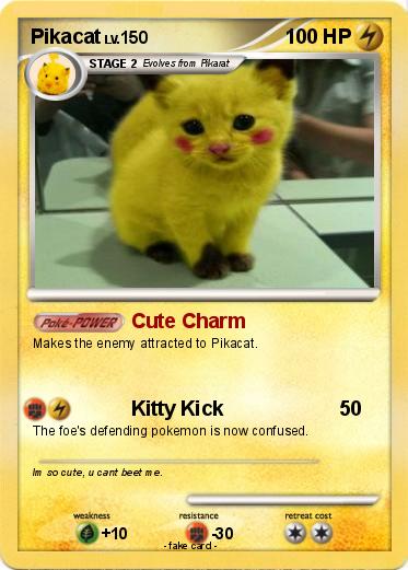 Pokemon Pikacat