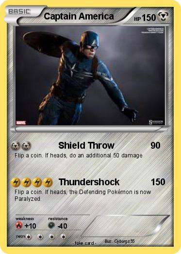Pokemon Captain America