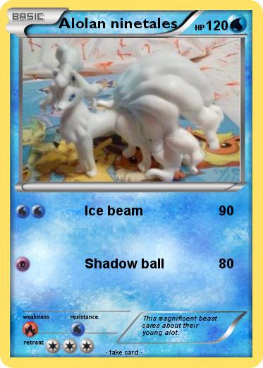 Pokemon Alolan ninetales