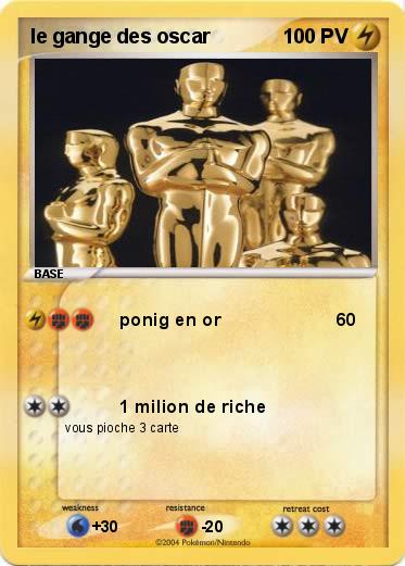 Pokemon le gange des oscar