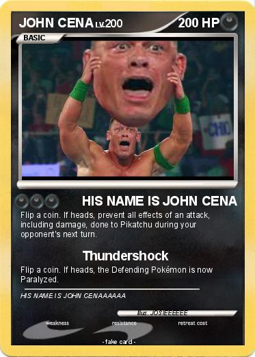 Pokemon JOHN CENA