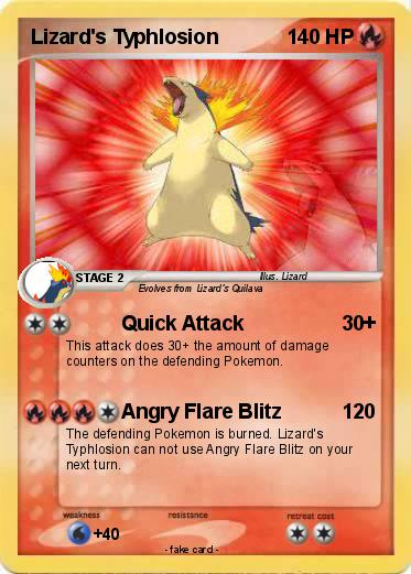 Pokemon Lizard's Typhlosion