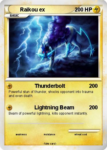 Pokemon Raikou ex