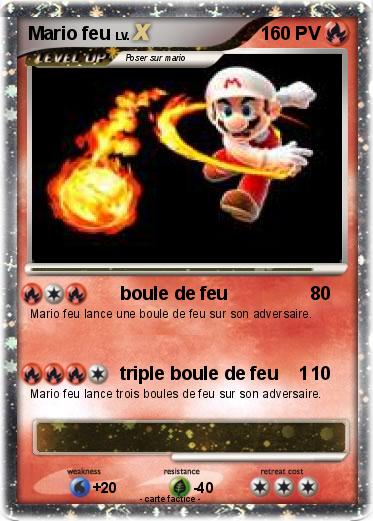 Pokemon Mario feu