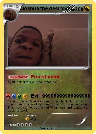 Pokemon Joshua the destroyer