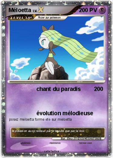 Pokemon Méloetta