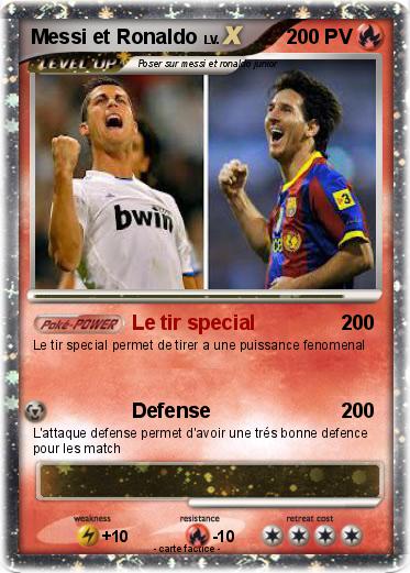Pokemon Messi et Ronaldo