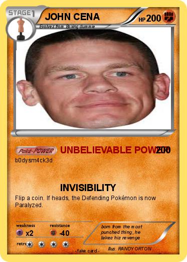 Pokemon JOHN CENA