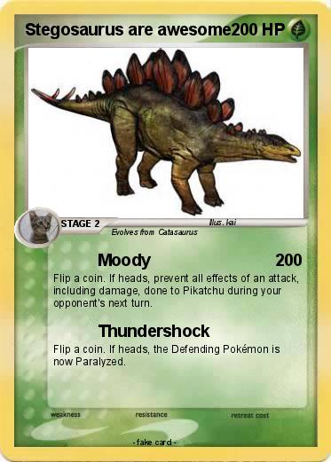 Pokemon Stegosaurus are awesome