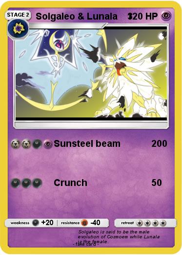 Pokemon Solgaleo & Lunala    3