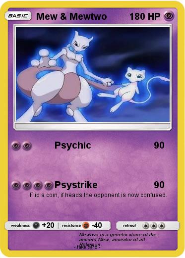 Pokemon Mew & Mewtwo
