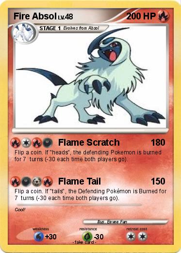 Pokemon Fire Absol