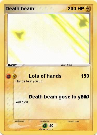 Pokemon Death beam