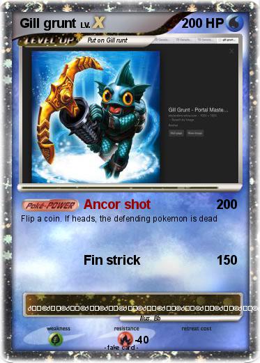 Pokemon Gill grunt
