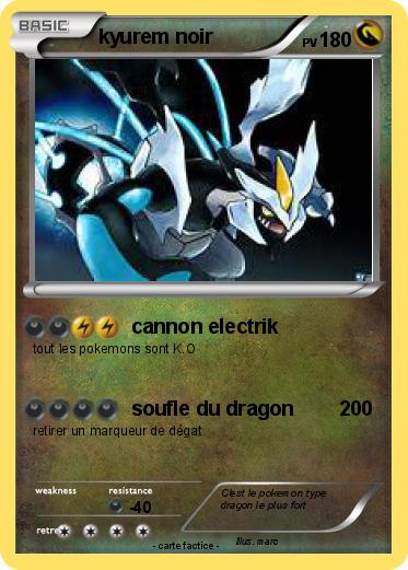Pokemon kyurem noir
