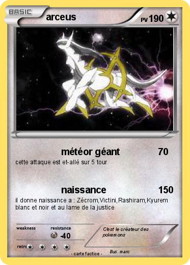 Pokemon arceus