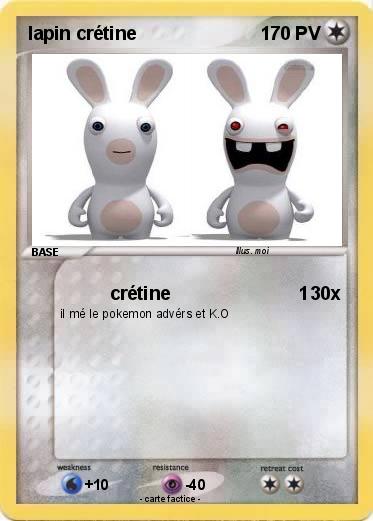 Pokemon lapin crétine