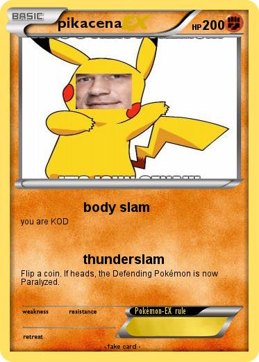 Pokemon pikacena