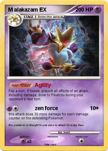 Pokemon M alakazam EX