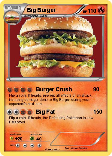 Pokemon Big Burger