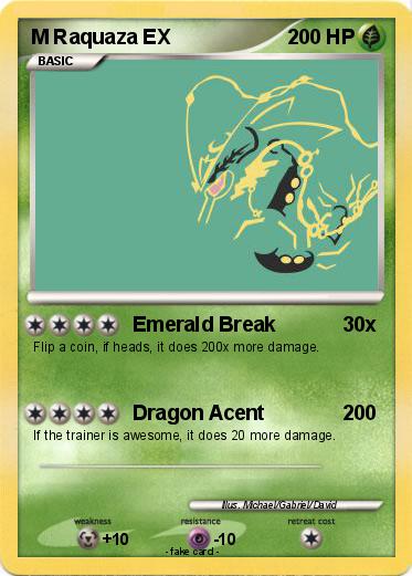 Pokemon M Raquaza EX