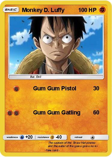 Pokemon Monkey D. Luffy