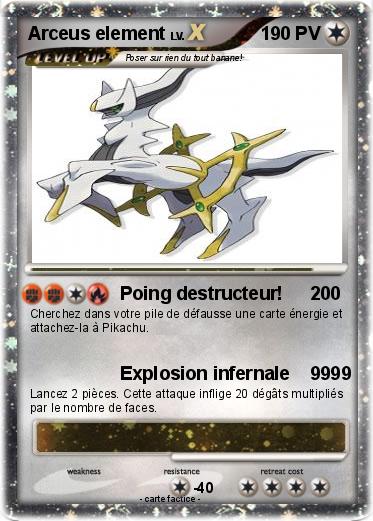 Pokemon Arceus element