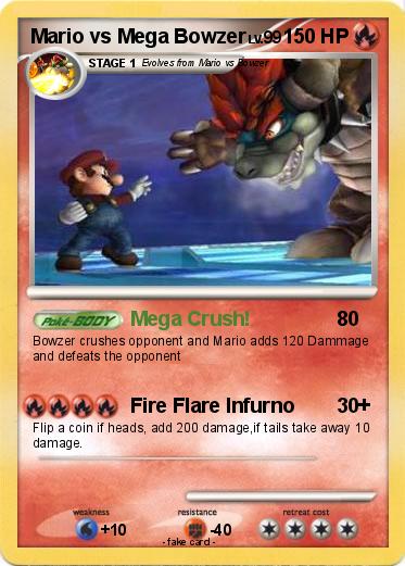 Pokemon Mario vs Mega Bowzer