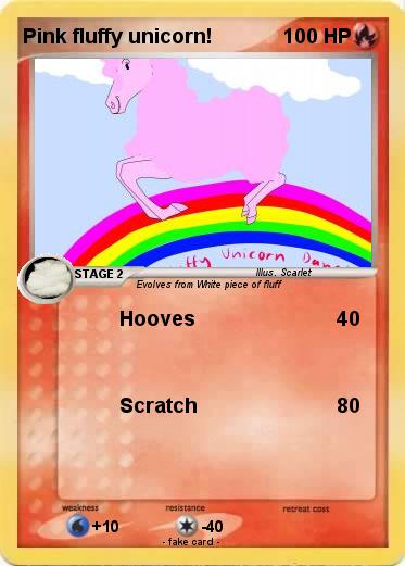 Pokemon Pink fluffy unicorn!