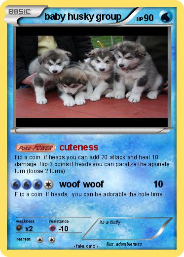 Pokemon baby husky group