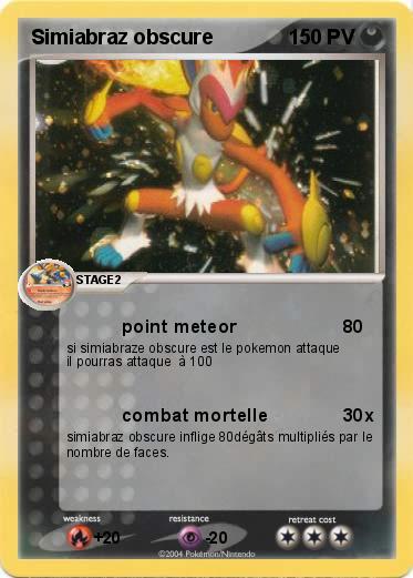 Pokemon Simiabraz obscure