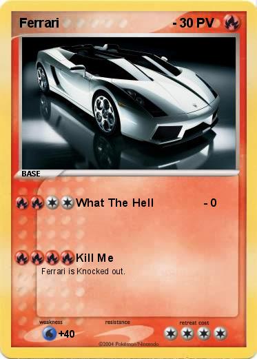 Pokemon Ferrari                                -                               