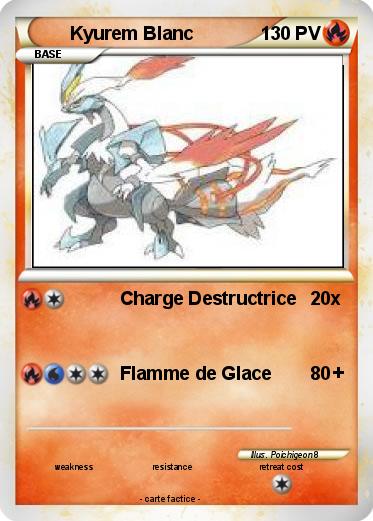 Pokemon Kyurem Blanc