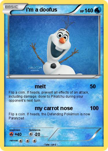 Pokemon i'm a doofus