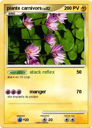 Pokemon plante carnivors