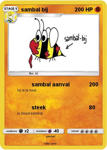Pokemon sambal bij