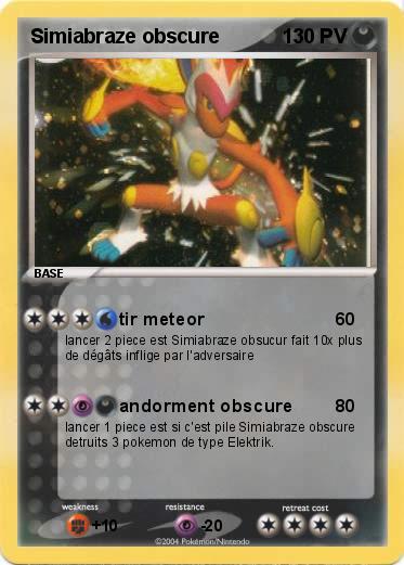 Pokemon Simiabraze obscure