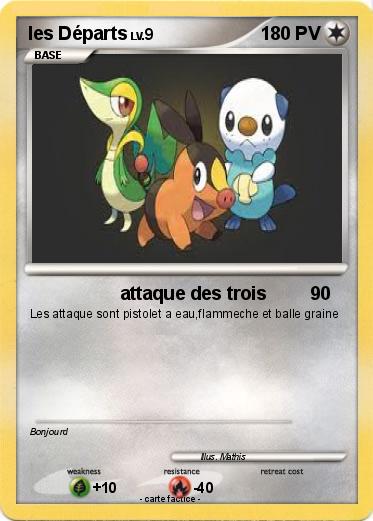 Pokemon les Départs