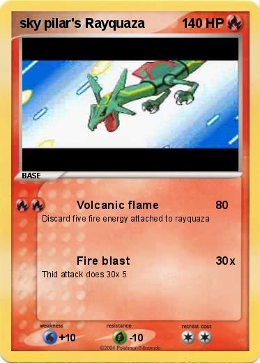 Pokemon sky pilar's Rayquaza