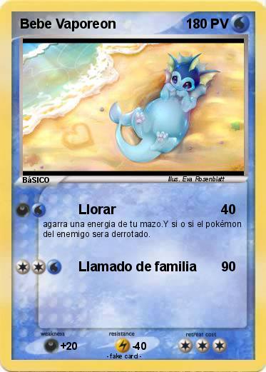 Pokemon Bebe Vaporeon