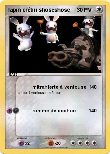 Pokemon lapin crétin shoseshose